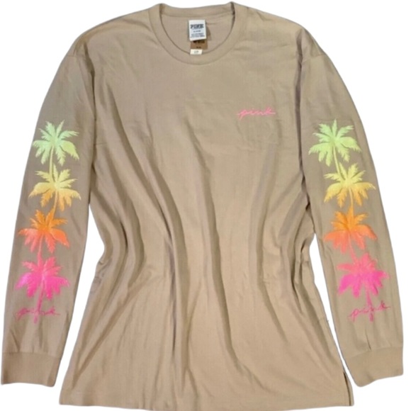 PINK Victoria's Secret Tops - NEW VICTORIAS SECRET PINK BLING CAMPUS PULLOVER. RARE & ABSOLUTELY BEAUTIFUL